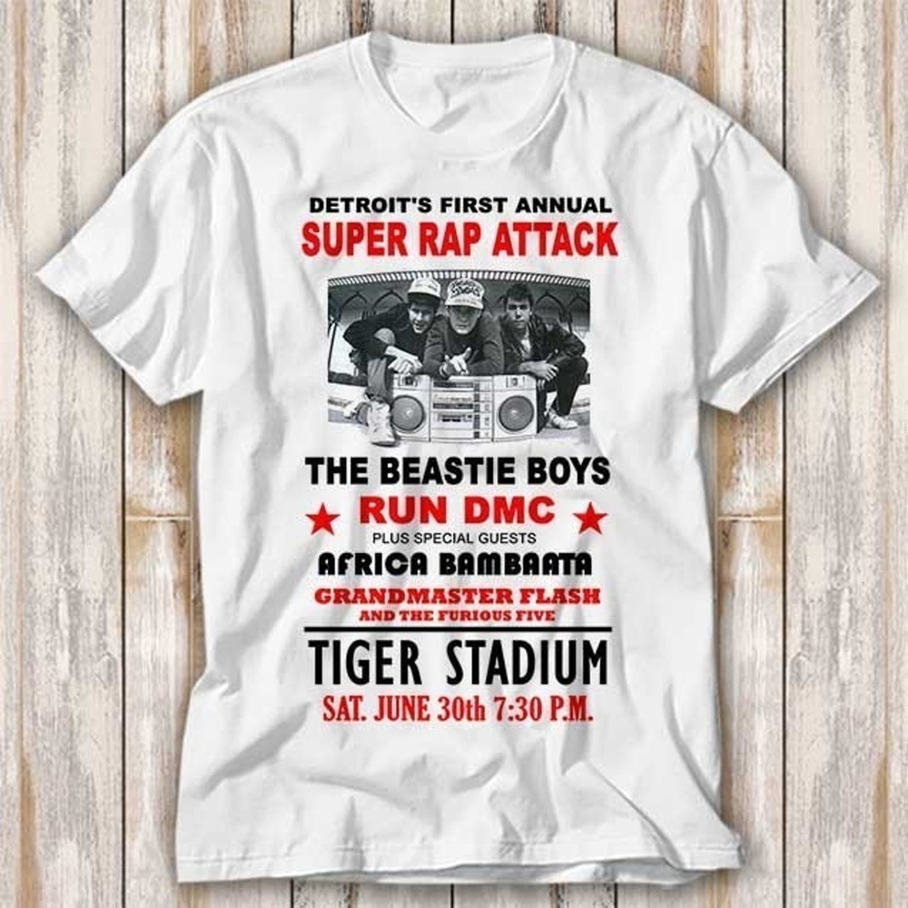 Detroit Super Rap Attack Retro Music Graphic Unisex T-Shirt
